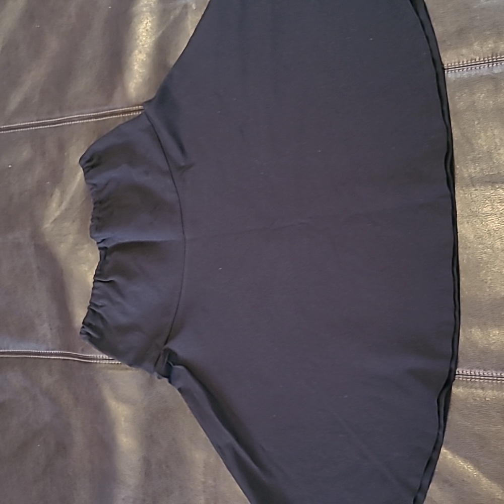 Attesa Maternity Size Medium adjustable waist skirt black